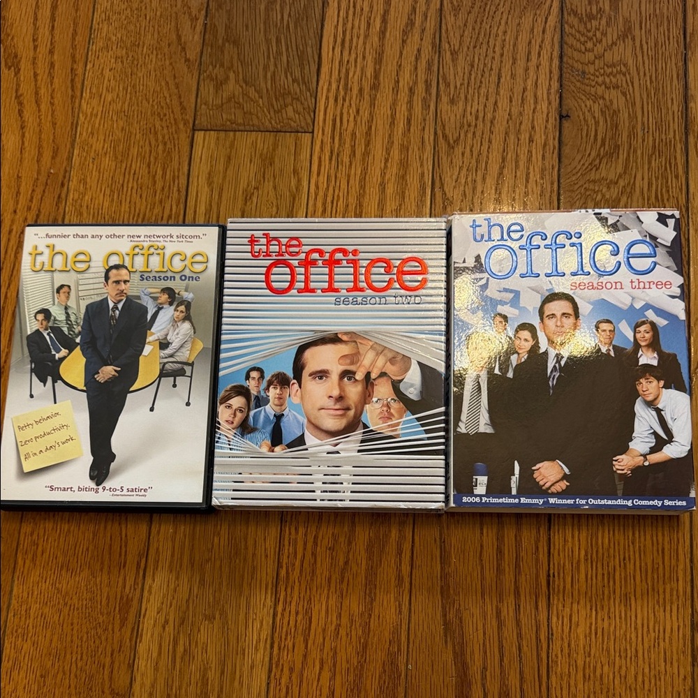 The Office Season One, Two & Three DVD Set - White/Blue/Black Covers